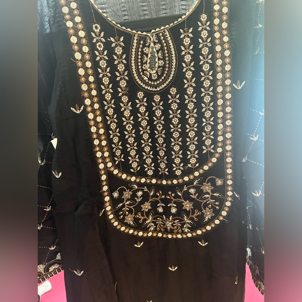 3 pc bonanza satrangi suit - size 12